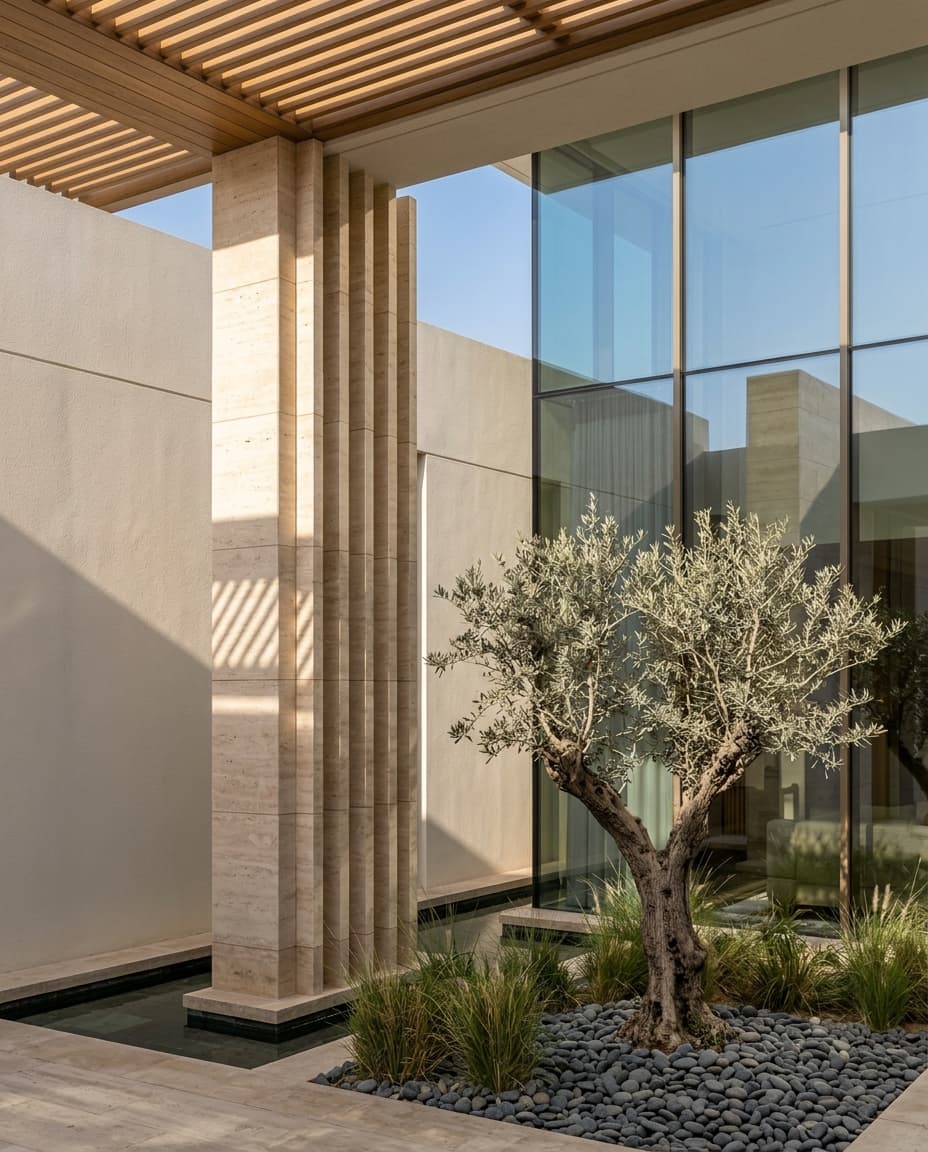 Refined HAVEN interior illustrating material, light, and proportion